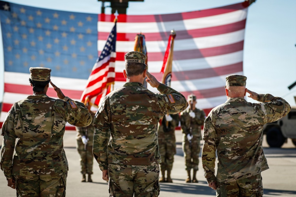 US Army soldiers rendering honors representing the sacrifice and service covered by SGLI life insurance